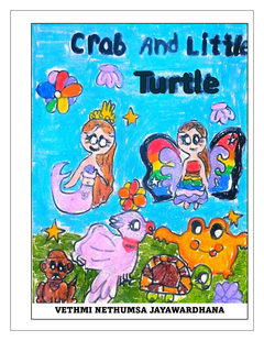 CRAB AND THE LITTLE TURTLE - Praveen Jayawardana.png